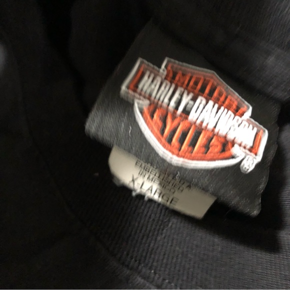 Harley Davidson Motorcycles Black T Shirt Sz XL Bergdale Albert Lea Minnesota - Picture 4 of 5